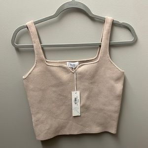 Bluivy Seamless Tan Textured tank top